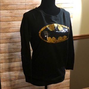 Batman Sequin Sweatshirt. 2 Designs